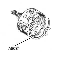 Anneau de maintient pour disques embrayages, Moteur Beta 521