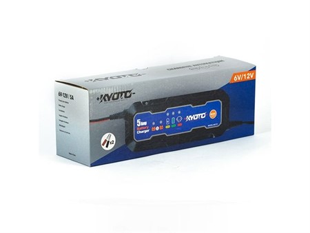 Chargeur de batteries Kyoto 6V / 12V 5A