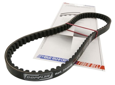 Courroie DOPPLER Drive Belt, Peugeot vertical (Speedfight 1 et 2, Buxy, Vivacity, Trekker etc...)