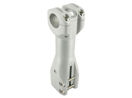 Lenkervorbau Doppler MBK Booster/Yamaha Bw's, silber