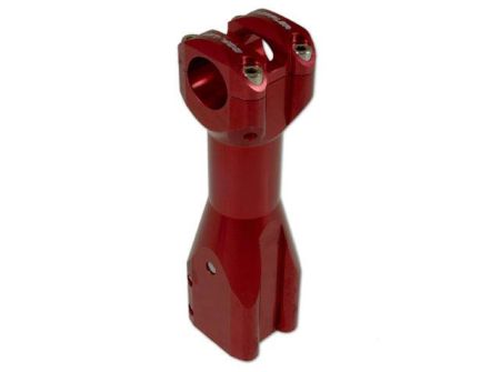 Lenkervorbau Doppler MBK Booster/Yamaha Bw's, Rot eloxiert Lenkervorbau Doppler MBK Booster/Yamaha Bw's, Rot eloxiert