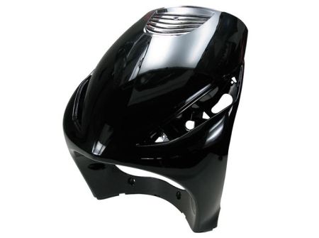 Face avant TunR, PIAGGIO ZIP II, noir brilant, vernis Face avant TunR, PIAGGIO ZIP II, noir brilant, vernis