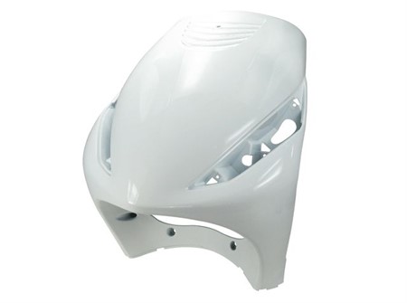 Face avant TunR, PIAGGIO Zip II, blanc métallisé, vernis Face avant TunR, PIAGGIO Zip II, blanc métallisé, vernis