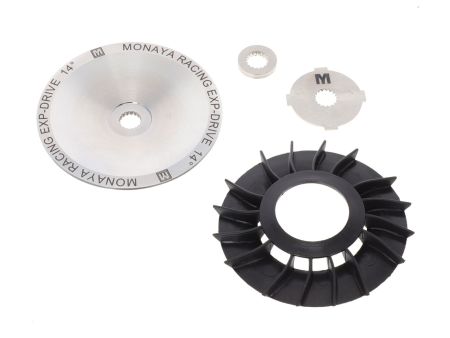 Riemenscheibe Monaya EXP 14°Oversize stahl, Minarelli 50cc (Booster, Aerox, Nitro, Neo's, SR, F12 etc...)