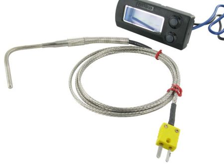 Compteur de temperature de gaz résuduel KOSO EGT 100°-1200° rétroéclairé en bleu
