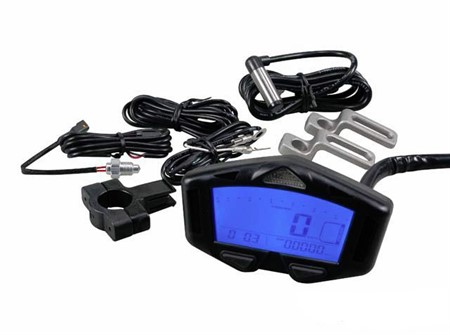 Compteur KOSO digital Cockpit DB-03R, temoin de vitesse engagée, couleur d'éclairage modifiable, avec homologation
