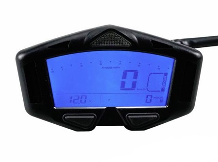 Compteur KOSO digital Cockpit DB-03R, temoin de vitesse engagée, couleur déclairage modifiable, avec homologation