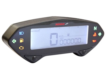 Tachometer DB01RN KOSO Digital, universal, blau beleuchtet, E-Prüfzeichen
