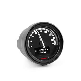 Compteur de vitesse Koso GP Style chrome Style d=48mm