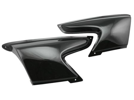 Blinkerabdeckung BCD, Aprilia SR, vorne, schwarz Blinkerabdeckung BCD, Aprilia SR, vorne, schwarz