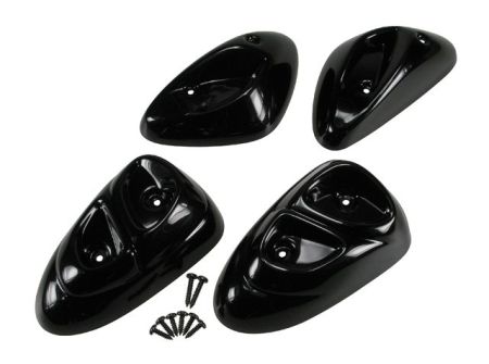 Seitenprotektoren BCD, MBK Stunt / Yamaha Slider, schwarz Seitenprotektoren BCD, MBK Stunt / Yamaha Slider, schwarz