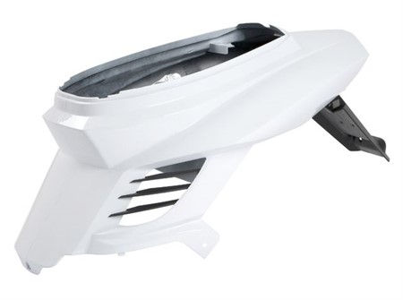 Coque arriere BCD RX, MBK Booster / Yamaha BW`s a partir de 2004, blanc