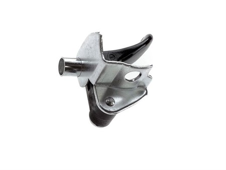 Dekohebel schwarz, Linksanbau / Lochaufnahme