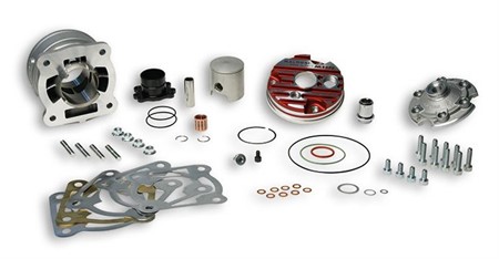 Kit Malossi MHR 70cc Ø=47,6mm Flanged Mount Testa Rossa, pour carter Malossi RC/ C-One scooter Minarelli/Piaggio