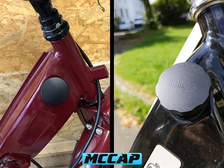 Tankdeckel CNC Piaggio Ciao, Bravo - «mit Ölreserve»