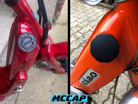 Bouchon de réservoir - MCCap - Piaggio Ciao, Bravo, avec réservoir dhuile incorporé