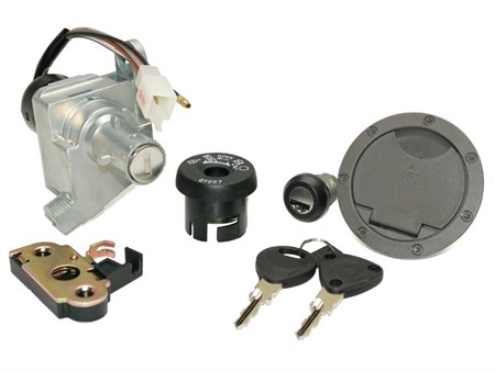 Schlossset Yamaha Aerox / MBK Nitro 1997 - 2002 «4 Pin 5 Kabel» Schlossset Yamaha Aerox / MBK Nitro 1997 - 2002 «4 Pin 5 Kabel»