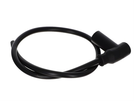 Cable de bougie Racing, avec antiparasite silicone, noir