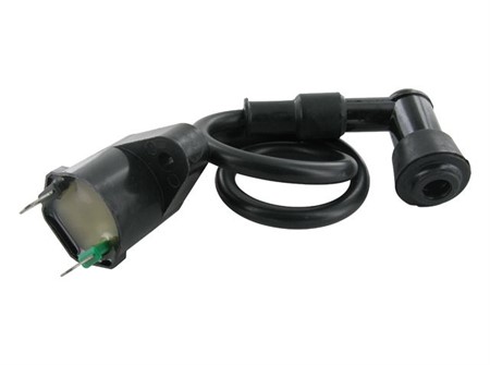 Bobine haute tension, 2 pins, capuchon de bougie à 90°, unviersel