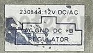 Régulateur de tension 12V 20A, Minarelli horizontal