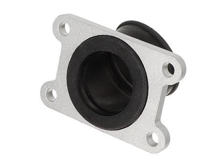 Ansaugstutzen Motoforce RACING, Minarelli AM6, inkl. 2 Adapter (Anschlussweite 24mm + 32mm)