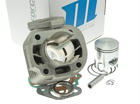 Zylinderkit Motoforce Aluminium 50cc, Minarelli liegend AC, 10mm-Kolbenbolzen Zylinderkit Motoforce Aluminium 50cc, Minarelli liegend AC, 10mm-Kolbenbolzen