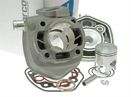Kit Motoforce Aluminium 50cc, Minarelli horizontal LC, 10mm Axe de Piston Kit Motoforce Aluminium 50cc, Minarelli horizontal LC, 10mm Axe de Piston