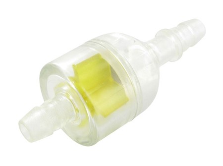 Filtre à essence Motoforce gros débit D.7mm, jaune Filtre à essence Motoforce gros débit D.7mm, jaune
