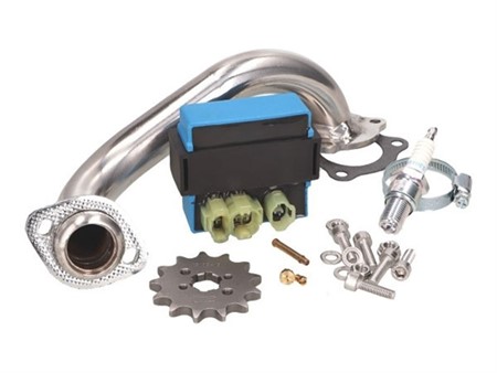 Kit de conversion PREMIUM, version libre-débridé, moteur motos DERBI/Piaggio Euro4