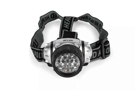 Stirnlampe/Kopflampe Motoforce, 19 LEDs