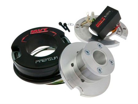 Allumage MVT rotor interne avec éclairage 12V, moteur Peugeot horizontal (Ludix, C-tech, Jet Force, Speedfight3)