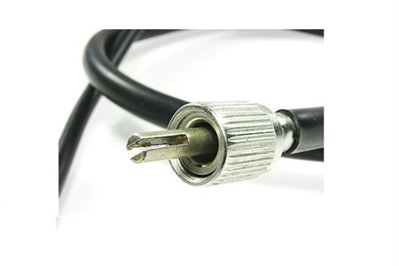 Câble de compteur avec écrou (version B), moteur scooter chinois GY6 50cc 4T 139QMB/QMA