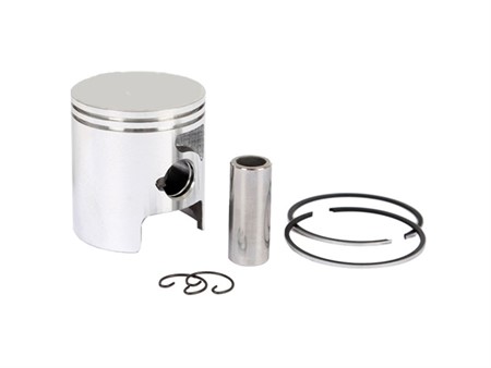 (2) Piston complet original, cote D, moto 50cc Derbi Euro2 et 3