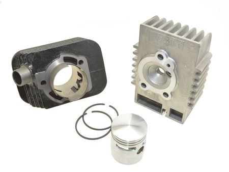 Zylinder-Kit Polini 43mm Racing, Guss, inkl. Zylinderkopf, Piaggio Si, 12mm Kolbenbolzen