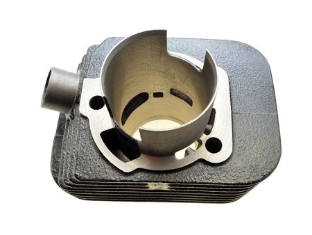 Zylinder-Kit Polini 43mm Racing, Guss, inkl. Zylinderkopf, Piaggio Si, 12mm Kolbenbolzen