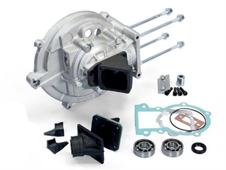 Motorgehäuse Polini Evo Reed Piaggio Ciao/SI, für elektronische Zündung