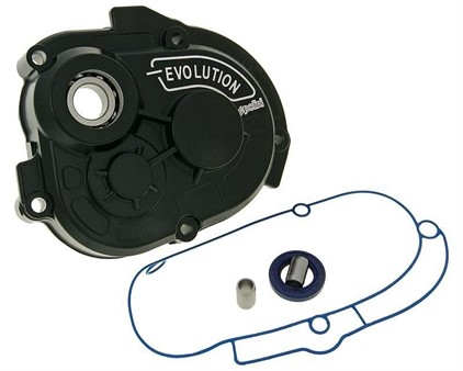 Couvercle dengrenage POLINI EVOLUTION, pour pignon fou 16mm, Piaggio 50cc