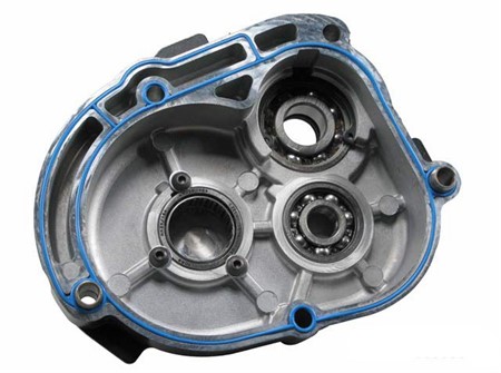 Getriebedeckel Polini Evolution, Lager 12mm für gelagerte Umlegewelle/Zwischenwelle, Piaggio