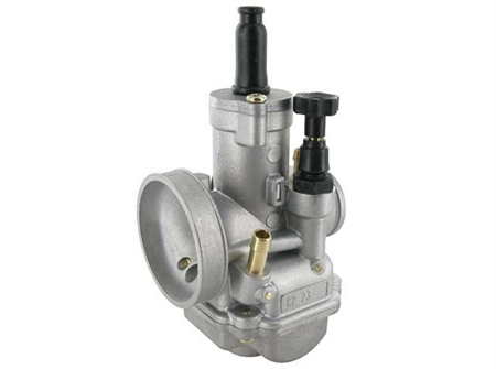 Carburateur POLINI CP 17.5mm, pour starter/choque directement sur le carbu levier Carburateur POLINI CP 17.5mm, pour starter/choque directement sur le carbu levier