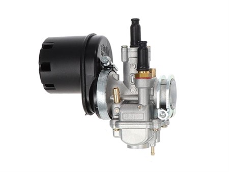 Carburateur POLINI CP 21mm montage rigide (starter/choque à cable, filtre inclus) Carburateur POLINI CP 21mm montage rigide (starter/choque à cable, filtre inclus)
