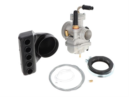 Vergaser Polini CP 24 Rundschieber Ø 24 mm mit Zugchoke, Vespa 50-125cc / Universal