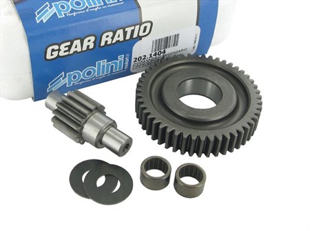 Getriebe Sekundär Polini, Piaggio Bj. 8/98, 17,7mm, 14/48 (3,43)