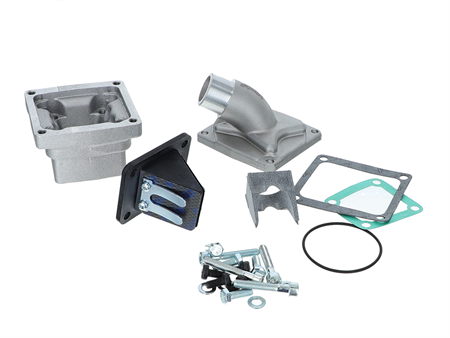 Boite à clapets Polini Big Valve EVO (nouveau modèle) 4 lamelles carbu PHBG /CP, pour kit Polini 43.5 Puch Maxi Boite à clapets Polini Big Valve EVO (nouveau modèle) 4 lamelles carbu PHBG /CP, pour kit Polini 43.5 Puch Maxi