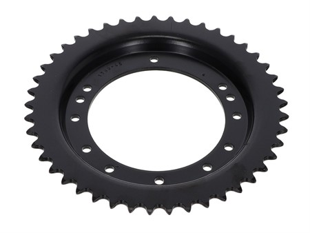 Couronne déportée 48 dents 4-5-6 trous, intérieur Ø 98mm, zinguée