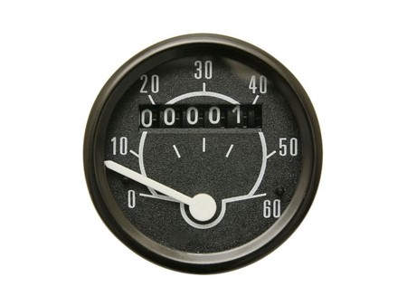 Compteur 0-60 km/h Ø=48mm, transval, Pony Cross 521