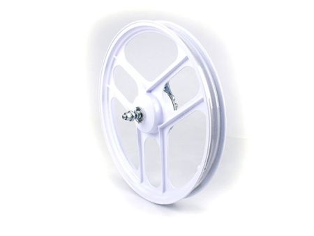 Vorderrad komp. ohne Pneu, Pony Cross 16" weiss