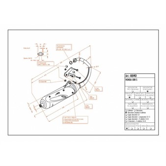 Pot déchappement SITO Plus, HONDA Bali 50cc 2T