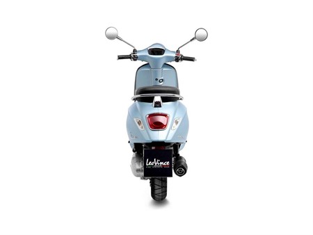 Auspuff Leovince NERO Inox Black, Vespa Primavera 125, Euro5, CH - Full System - Endcap Carbon
