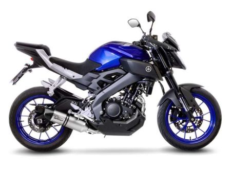 Auspuffanlage Yamaha MT-125 / YZF-R125 LV ONE EVO Inox CH+KAT - Full System - Endcap Carbon