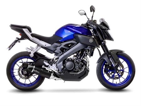 Auspuffanlage Yamaha MT-125 / YZF-R125 LV ONE EVO Carbon CH+KAT - Full System - Endcap Carbon